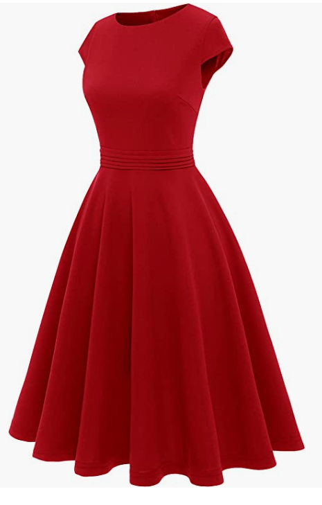 Vintage Prom Party Dress With Belt Success