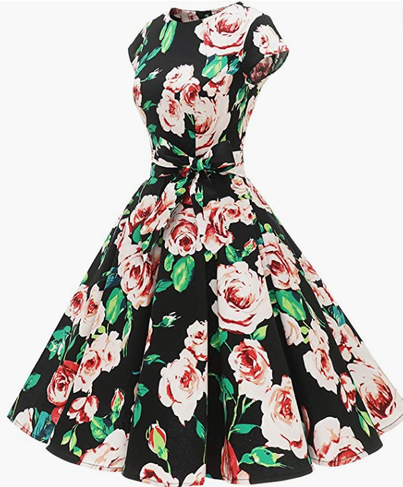 Vintage Prom Party Dress With Belt Success