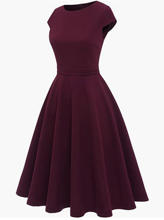 Vintage Prom Party Dress With Belt Success