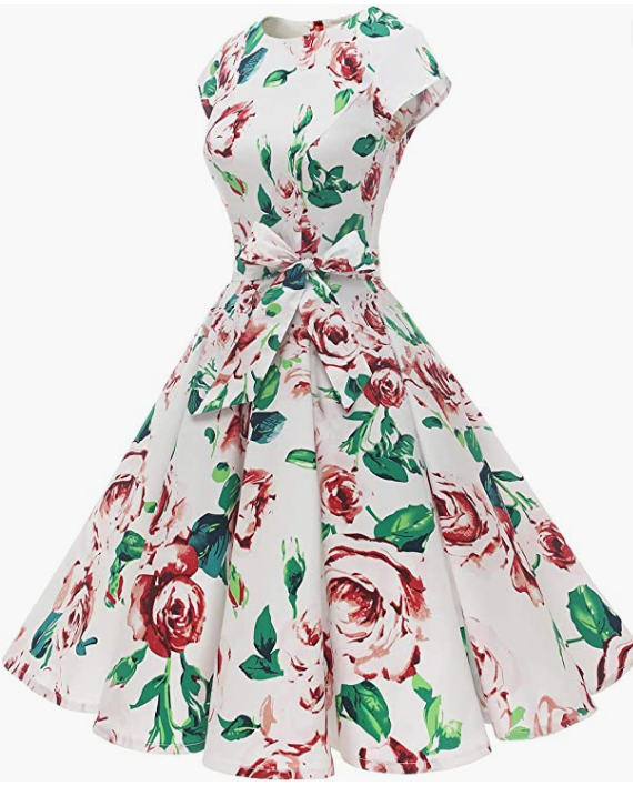 Vintage Prom Party Dress With Belt Success