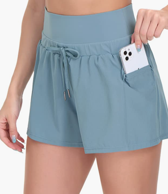 Athletic Gym Workout Shorts with Pockets