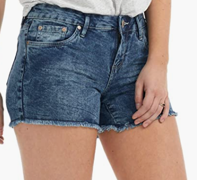Stretch Cutoff Shorts JEANS