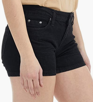 Stretch Denim Cutoff Shorts