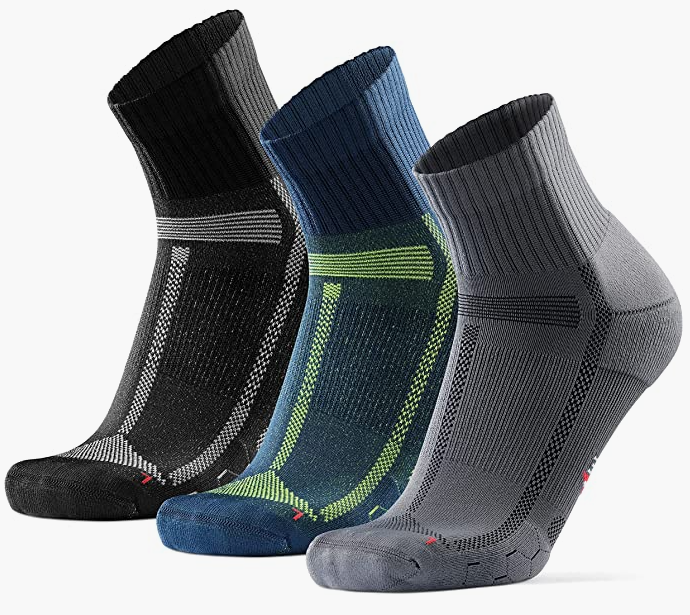 3-Pack Running Socks , Anti-Blister, Cushioned, for Men & Women