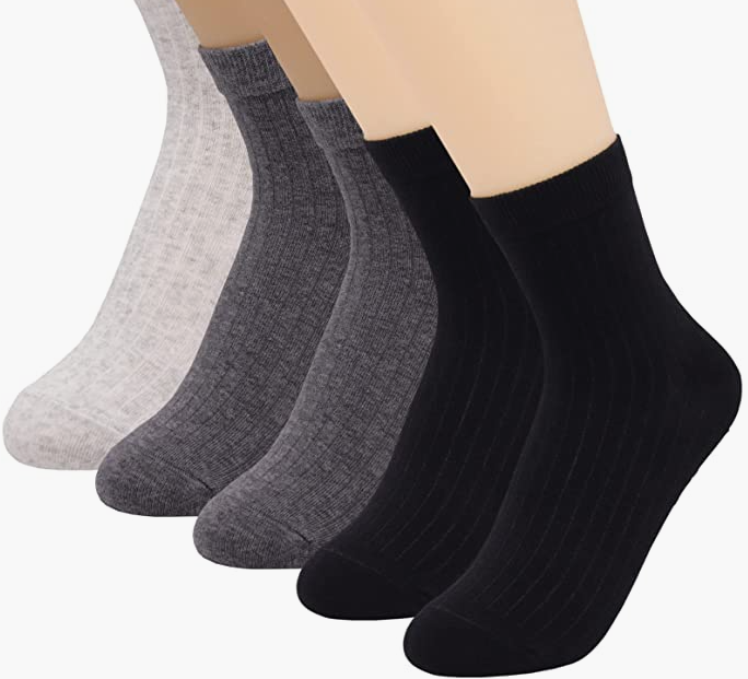 Classic Socks 5 Pairs Soft Comfortable for WOMEN