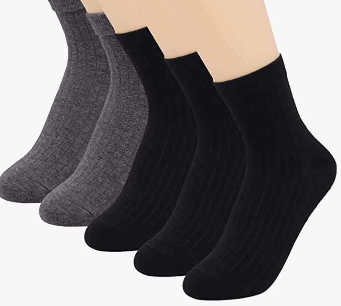 Classic Socks 5 Pairs Soft Comfortable for WOMEN