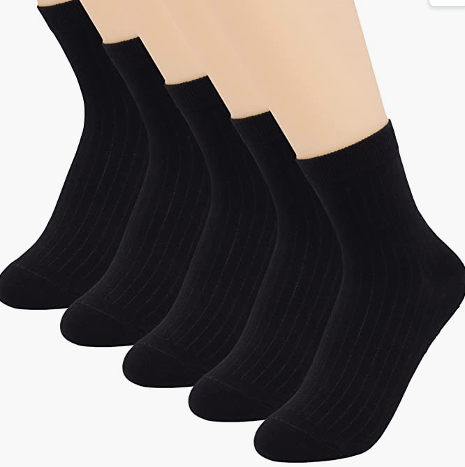 Classic Socks 5 Pairs Soft Comfortable for WOMEN