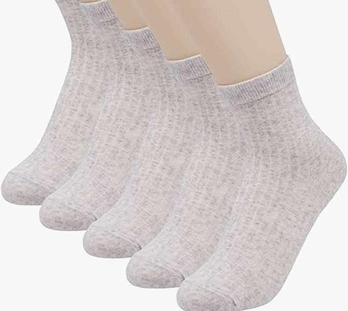 Classic Socks 5 Pairs Soft Comfortable for WOMEN