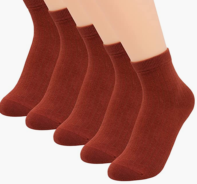 Classic Socks 5 Pairs Soft Comfortable for WOMEN