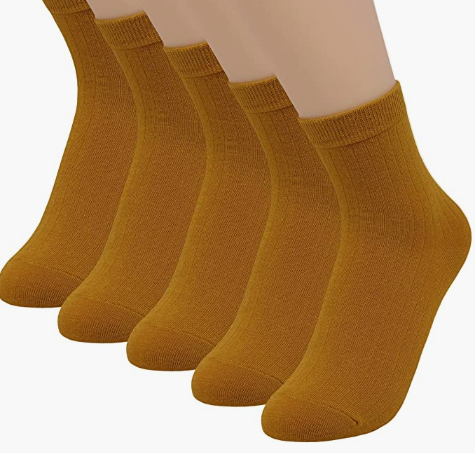 Classic Socks 5 Pairs Soft Comfortable for WOMEN