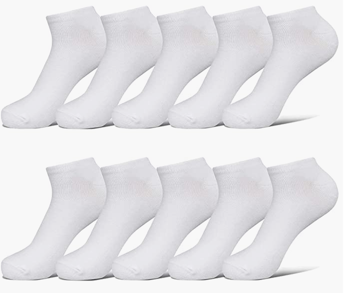10 Pairs Ankle Trainer Sport Socks for Men Women