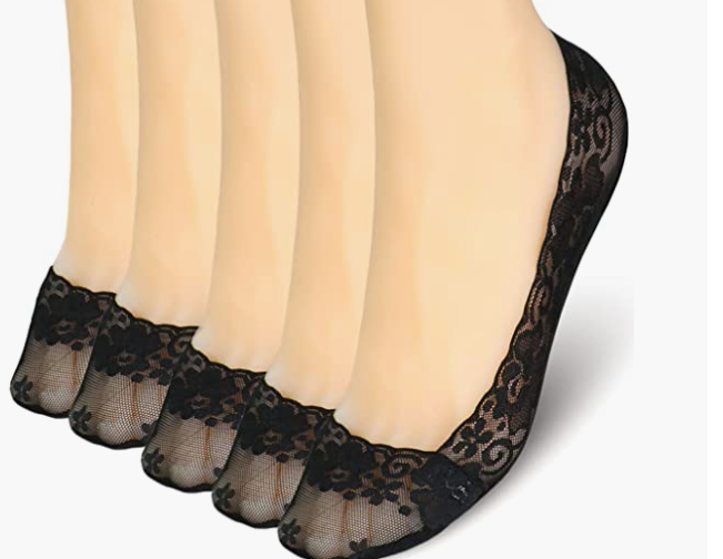 Pumps, Boat Liner Socks Women's Lace No Show Socks