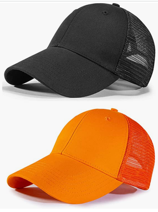 Casual Hats Baseball Caps For Men Women 2 Pack Full Cotton Hats