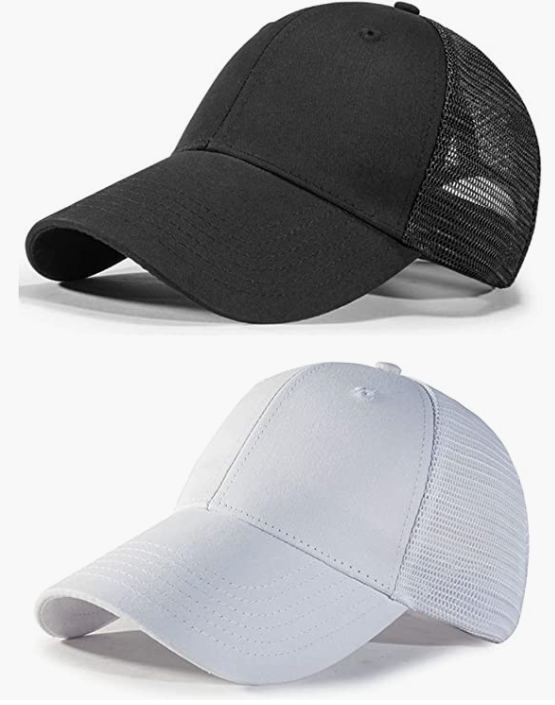Casual Hats Baseball Caps For Men Women 2 Pack Full Cotton Hats