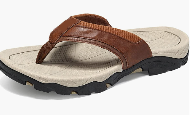 Mens Flip Flop Indoor and Outdoor Comfort Sandals Beach