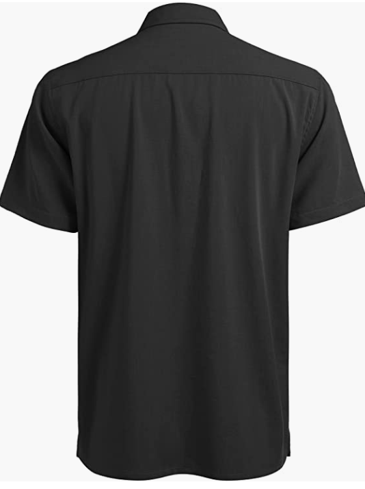Casual Summer Beach Button Down Shirts Mens Short Sleeve