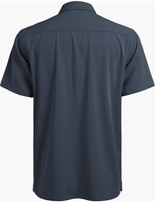 Casual Summer Beach Button Down Shirts Mens Short Sleeve