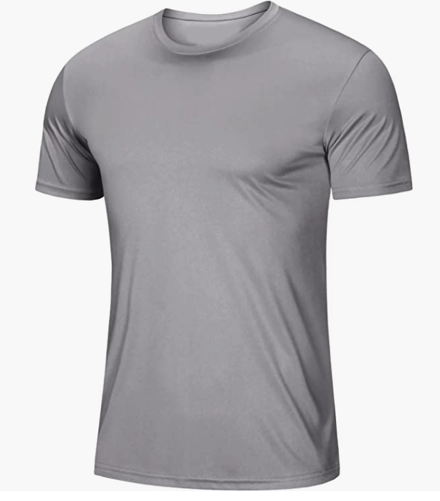 Men's Short Sleeve T-Shirt Quick Dry Athletic Running Workout Performance Shirt