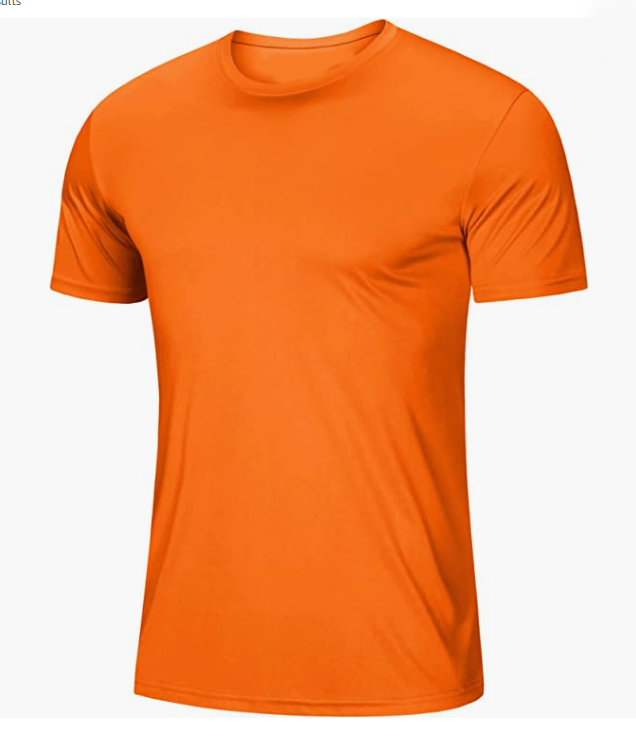Men's Short Sleeve T-Shirt Quick Dry Athletic Running Workout Performance Shirt