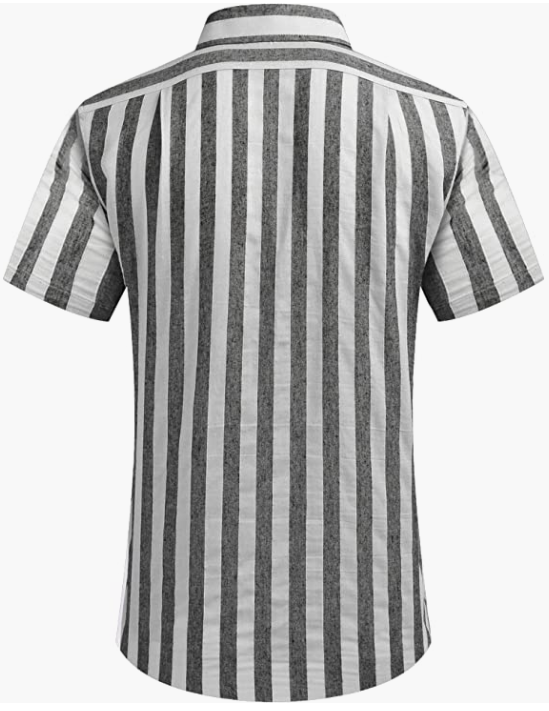 Men's Business Dress Shirt Casual Linen Shirt Short Sleeve SHIRT