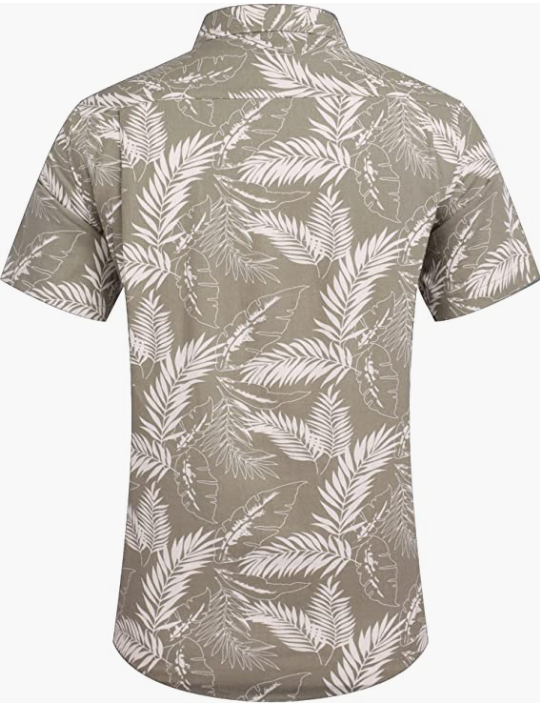 Men's Business Dress Shirt Casual Linen Shirt Short Sleeve SHIRT