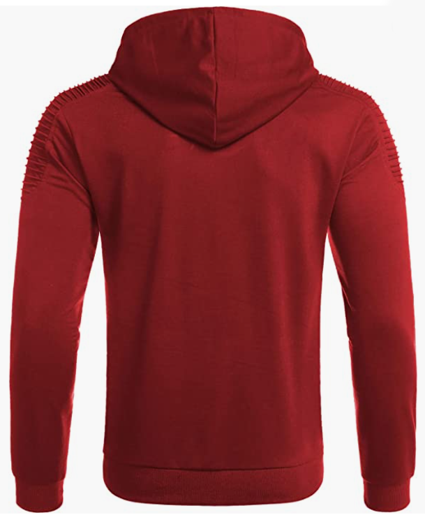 Men's Workout Hoodie Gym Sport Sweatshirt Athletic Pullover Casual Fashion Hooded with Pocket