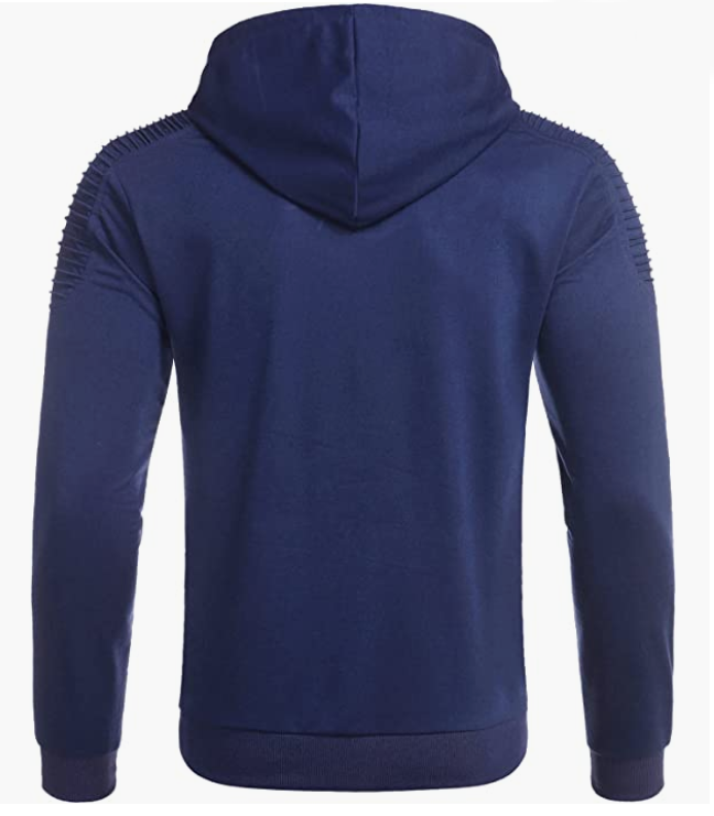 Men's Workout Hoodie Gym Sport Sweatshirt Athletic Pullover Casual Fashion Hooded with Pocket
