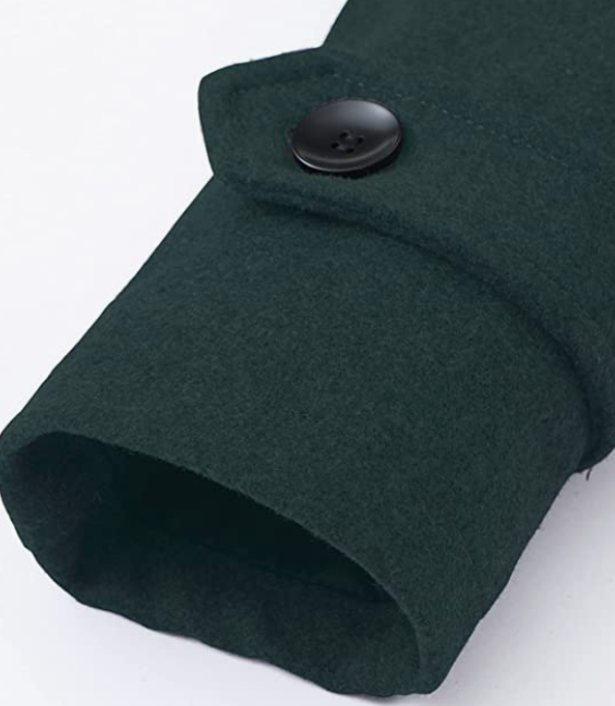 Men's Wool Blend DoubleCoat Classic Warm Coats Winter Outwear Jackets