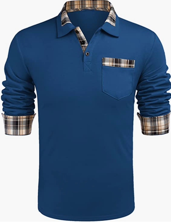 Men's sport Long SleeveShirt with Pockets