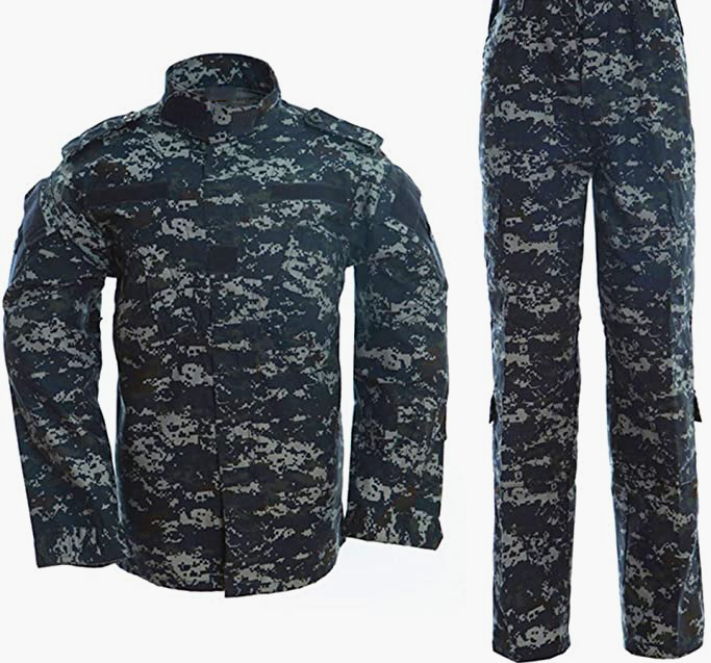 Jacket and Camo Cargo Pants Tactical Hunting Pant Uniform Set