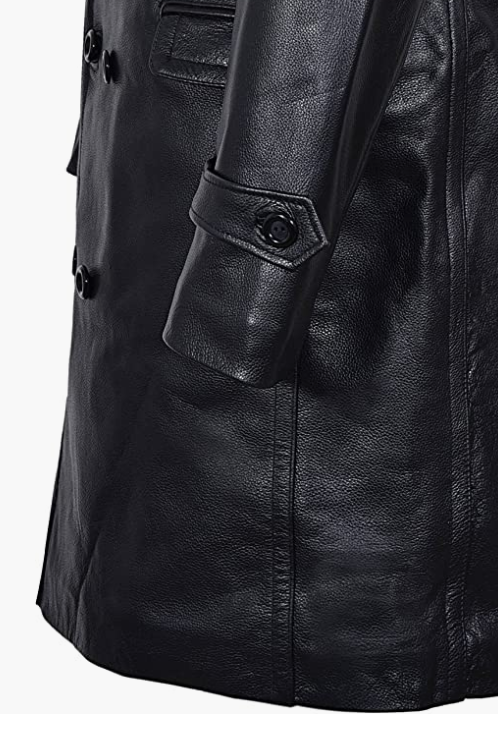 Real Leather Submarine Jacket Coat