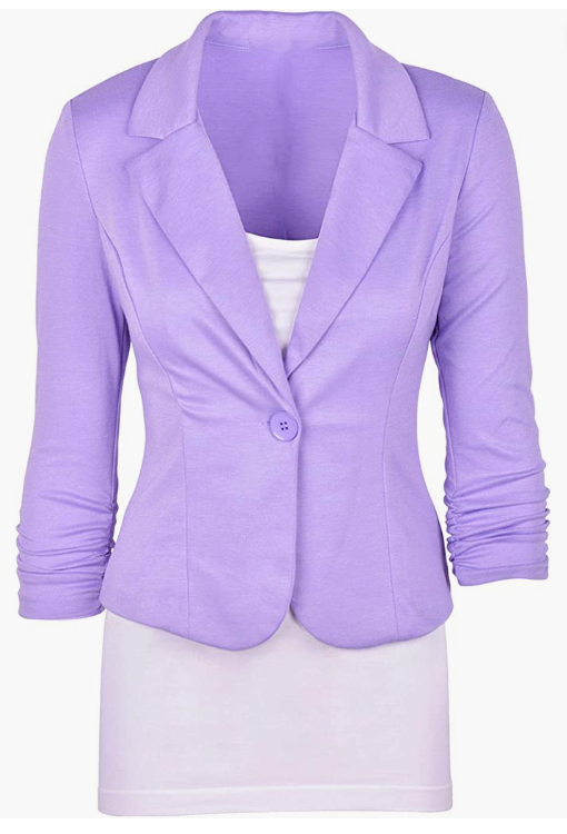 Women's Office Blazer, Knit Blazer