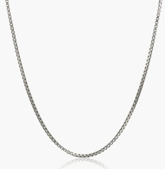Sterling Silver Italian Chain Necklace