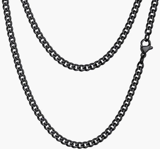 Steel Cuban Chain Necklace for Men