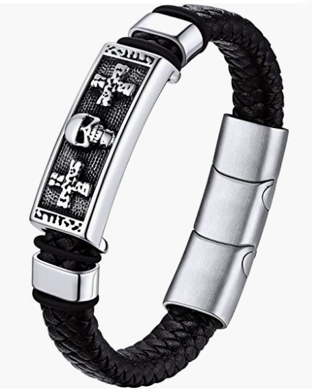 Leather Braided Viking Bracelets for Men Boys,