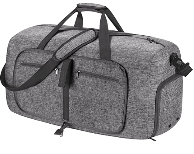 Men-Travel Duffel Bag with Shoes Compartment Water-Proof and Tear Resistant