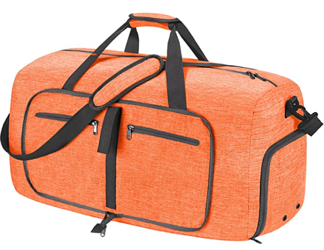 unisex-Travel Duffel Bag With Shoes Compartment Water-Proof And Tear Resistant
