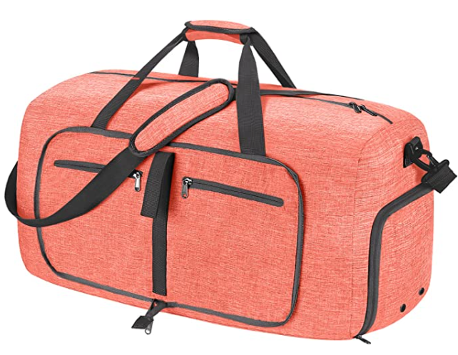 unisex-Travel Duffel Bag With Shoes Compartment Water-Proof And Tear Resistant