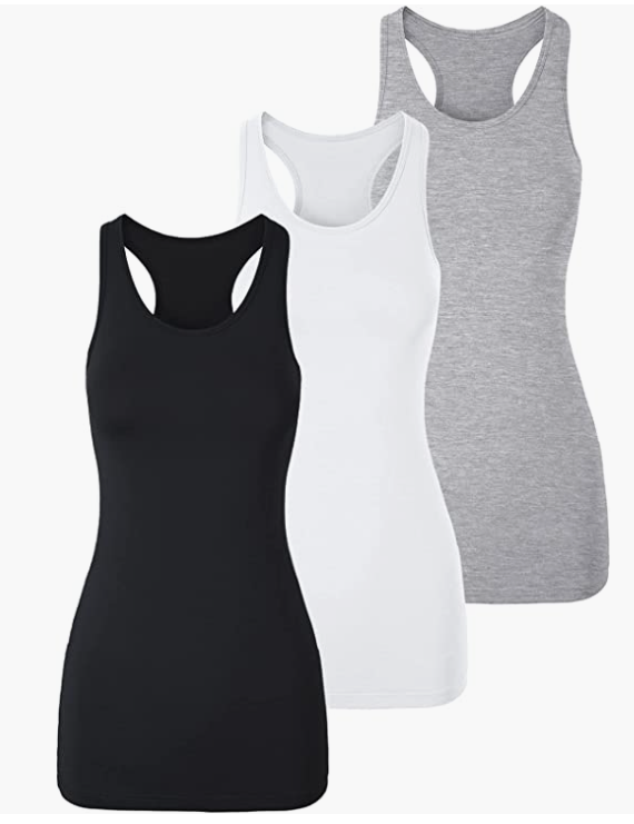 Sleeveless Yoga Shirts Workout Tops 3 Pack