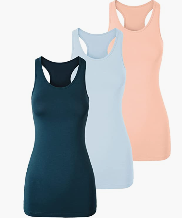 Sleeveless Yoga Shirts Workout Tops 3 Pack