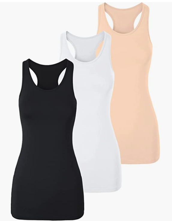 Sleeveless Yoga Shirts Workout Tops 3 Pack
