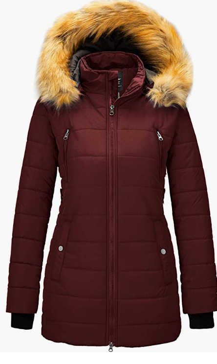Women's Winter Coat Jacket Outerwear with Hood