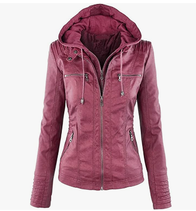 Casual Leather Jacket FOR  Women
