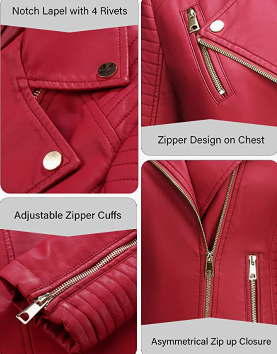 Leather Casual Jacket Short Coat