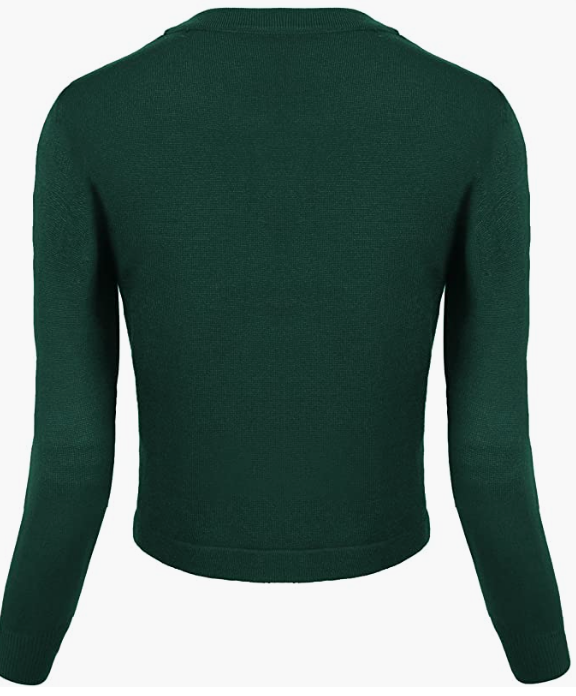 V-Neck Button Down Knitted Sweater