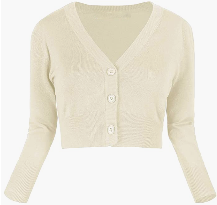 V-Neck Button Down Knitted Sweater