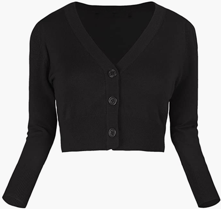 V-Neck Button Down Knitted Sweater