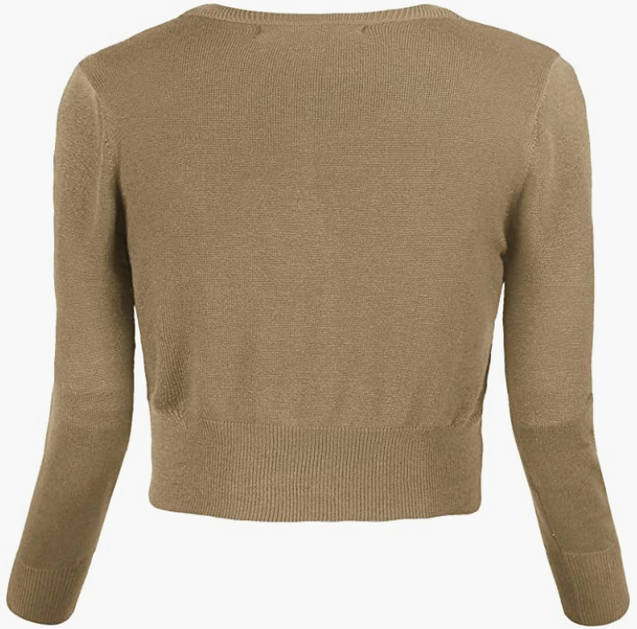 V-Neck Button Down Knitted Sweater