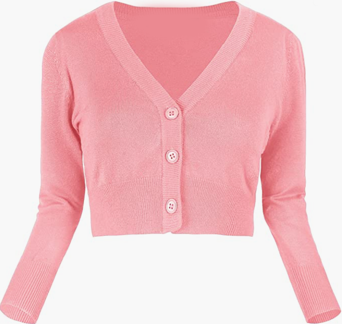 V-Neck Button Down Knitted Sweater