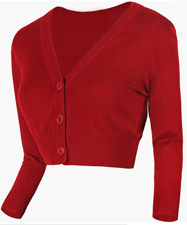 V-Neck Button Down Knitted Sweater